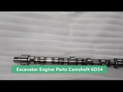 6D34 क्रैंकशाफ्ट ME081737 इंजन क्रैंकशाफ्ट जाली स्टील