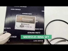 6D16T 6D16 खुदाई इंजन पार्ट्स पिस्टन रिंग ME995535 रिंग सेट
