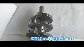 इंजीनियरिंग मशीनरी के लिए K2700 के लिए क्रैंकशाफ्ट JT OK75A-11-301/OK75A1130/OK65A-11-301J/0VN01-11301