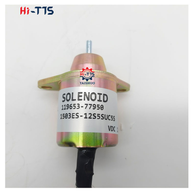 119653-77950 1503ES-12S5SUC5S इंजन के लिए स्टॉप सोलेनोइड वाल्व 12V 4TNV88 4TNV94 4TNV106