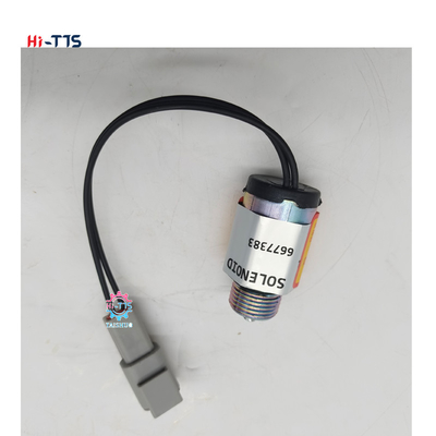 12V 24V उत्खनन इंजन भागों ईंधन बंद सोलेनोइड वाल्व 6677383