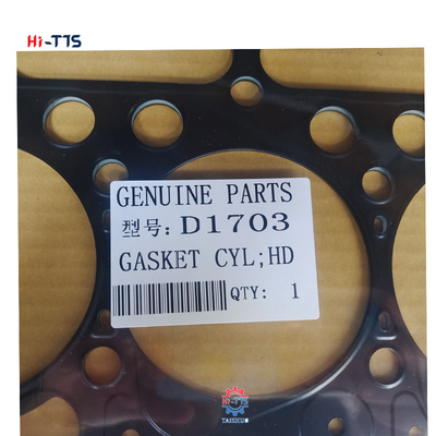सिलेंडर हेड गास्केट D1703 धातु 1G750-03312 इंजन भागों के लिए गास्केट सिलेंडर हेड