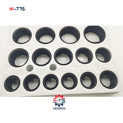 खुदाई मशीन HD700 HD820 HD1023 NBR90° ओ-रिंग किट 320pcs ओ-रिंग बॉक्स