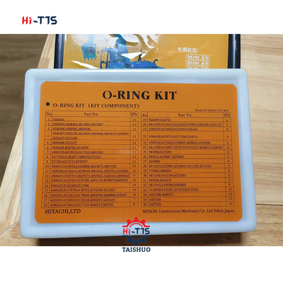 ओ-रिंग बॉक्स एक्सकेवेटर SK100 SK200 SK300 NRB90° 360PCS O Ring Kit
