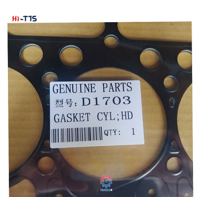 सिलेंडर हेड गास्केट D1703 धातु 1G750-03312 इंजन भागों के लिए गास्केट सिलेंडर हेड