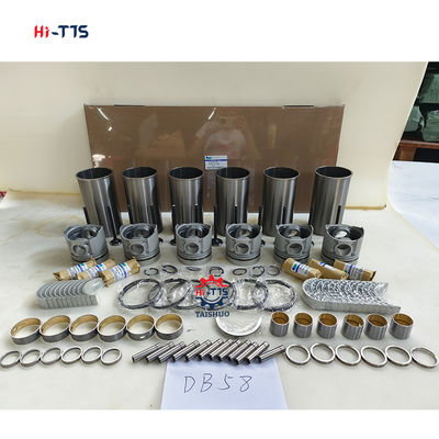खुदाई मशीन DH220-7 इंजन DB58 ओवरहाल किट लाइनर किट पिस्टन 6 सिल 65.02501-0416