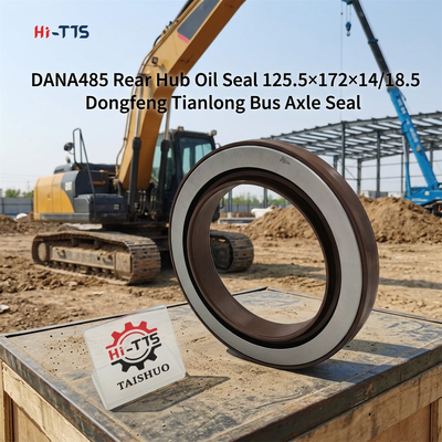 डाना 485 रियर हब ऑयल सील OE 3104081-ZM01A आकार 125.5×172×14/18.5 के लिए डोंगफेंग तियानलोंग तियानजिन भारी ट्रक और यात्री बस रियर एक्सल प्रतिस्थापन सील